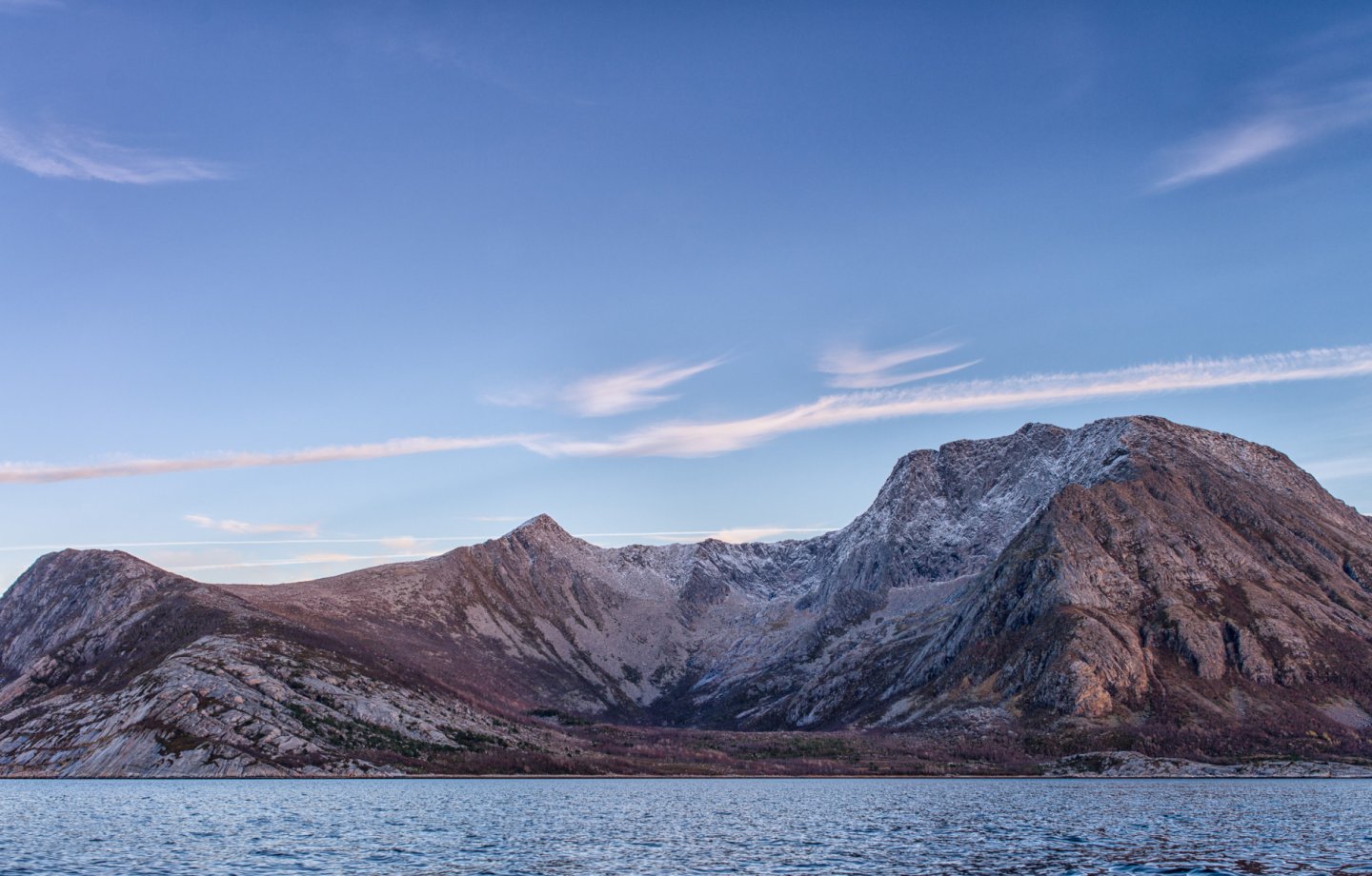 Mountains and water in Bodø